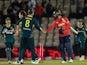 England v Australia Mitchell Marsh of Australia shakes hands with Saqib Mahmood  on September 7, 2024