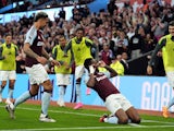 Aston Villa's Jhon Duran celebrates scoring on September 14, 2024