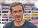 Head coach of Freiburg Julian Schuster on September 12, 2024