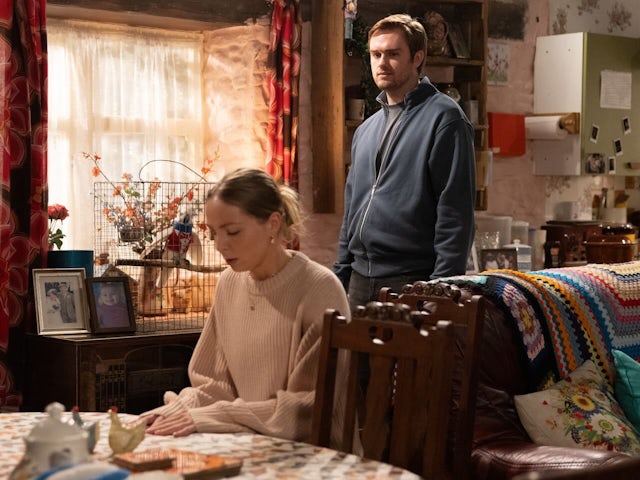 Tom and Belle on Emmerdale on September 26, 2024