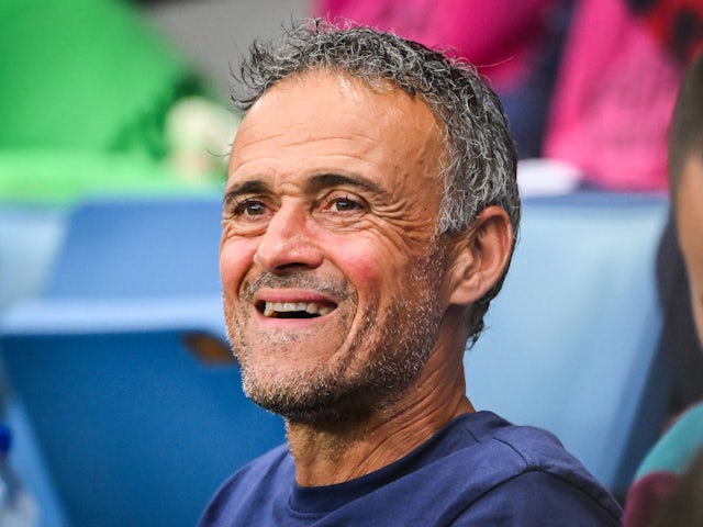 Paris Saint-Germain manager Luis Enrique, pictured on August 16, 2024