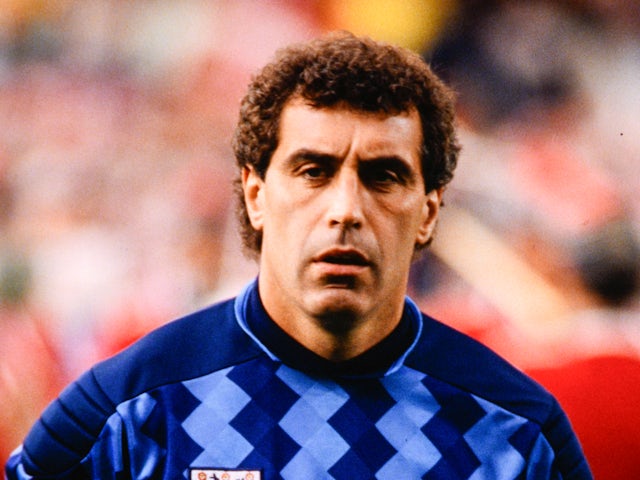 England's Peter Shilton pictured in 1988