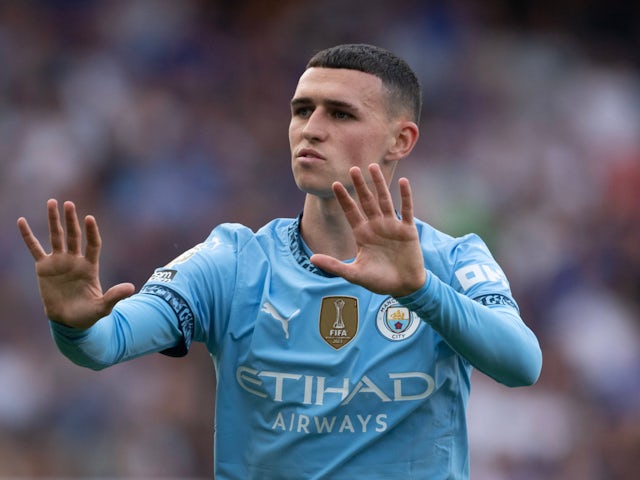 Manchester City's Phil Foden pictured on August 18, 2024