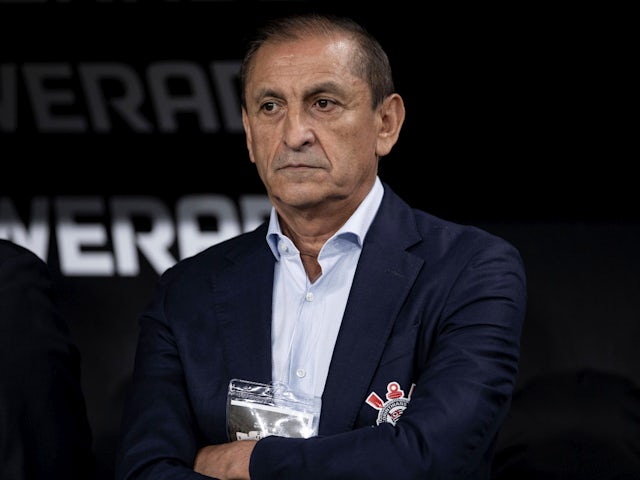 Corinthians manager Ramon Diaz pictured on August 20, 2024