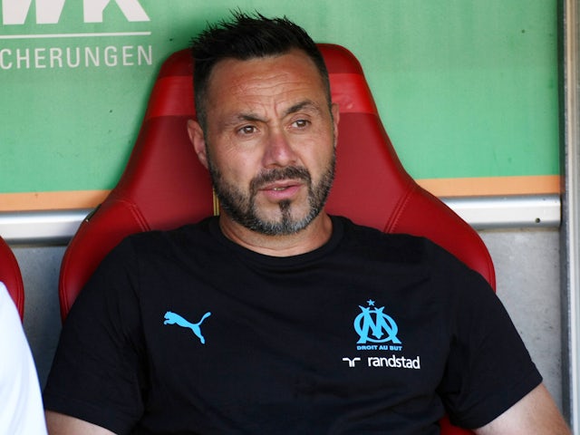 Marseille coach Roberto De Zerbi, pictured on August 10, 2024