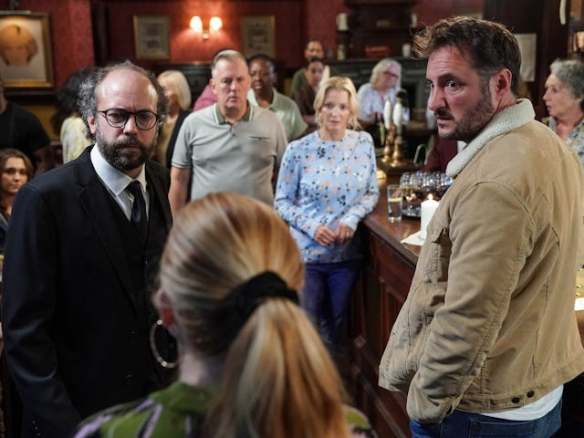 Reiss and Martin on EastEnders on September 23, 2024