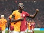 Victor Osimhen celebrates after Galatasaray's second goal on September 14, 2024