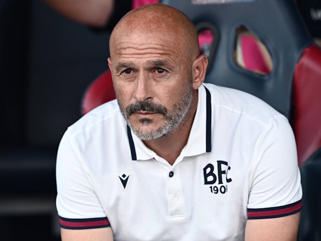 Bologna coach Vincenzo Italiano on August 31, 2024