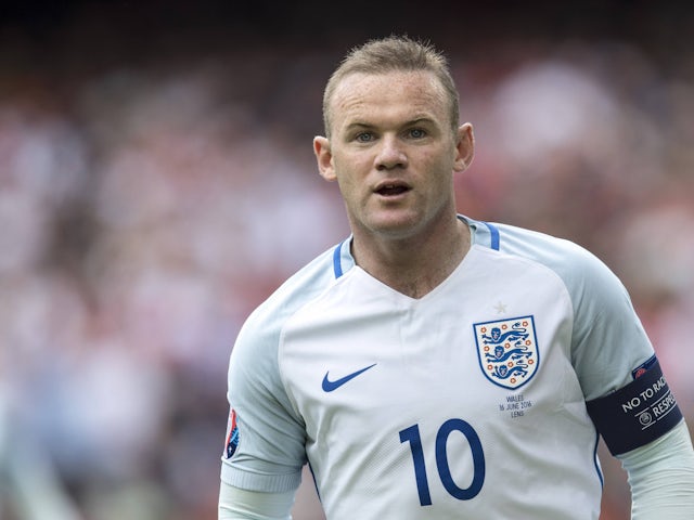 Wayne Rooney in action for England on June 16, 2016