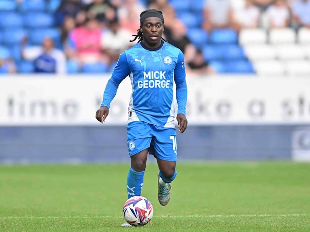  Abraham Odoh of Peterborough United vs Wrexham on August 31, 2024