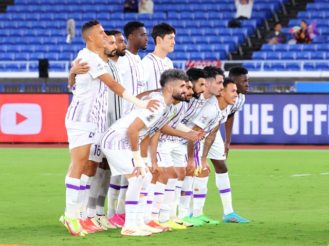  Al Ain team in action on September 15, 2024