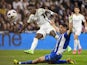 Real Madrid's Vinicius Junior in action against Alaves on May 14, 2024