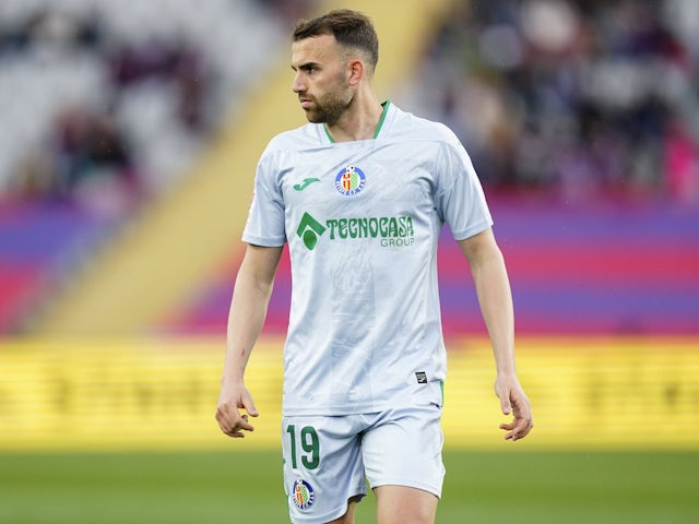 Getafe's Borja Mayoral on February 24, 2024