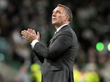 Celtic Manager Brendan Rodgers after the UEFA Champions League match at Celtic Park on September 18, 2024