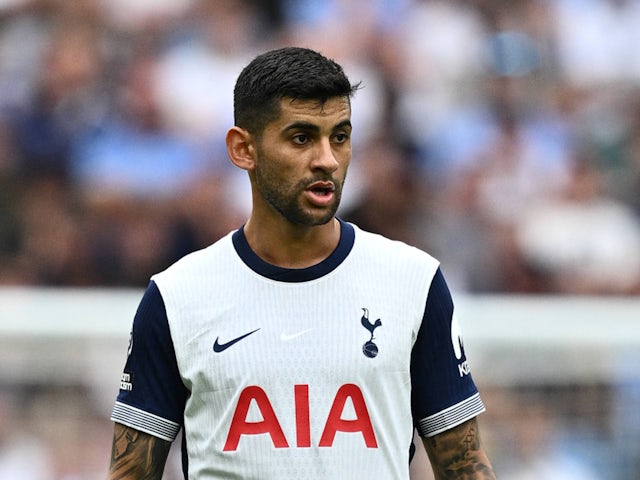 Tottenham Hotspur's Cristian Romero pictured on September 15, 2024