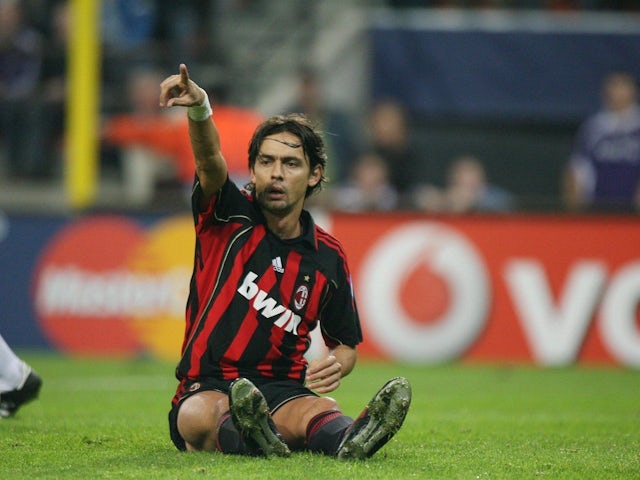 Sport News AC Milan's forward Filippo Inzaghi during his side's Champions League game Anderlecht on October 17, 2006