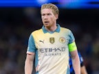 Is Man City midfielder De Bruyne expected to be fit for Arsenal game?