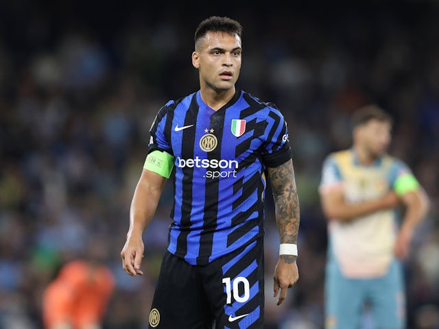 Capitán del Inter de Milán, Lautaro Martínez, el 18 de septiembre de 2024