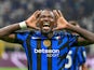 Inter Milan's Marcus Thuram celebrates scoring on August 30, 2024