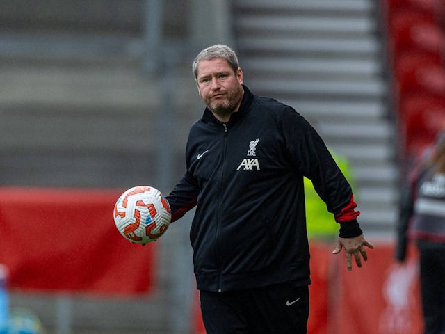 Liverpool Women's manager Matt Beard on September 15, 2024