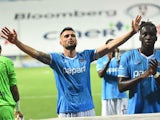 Okay Yokuslu of Trabzonspor during his side's Turkish Super League match against Eyupspor on September 1, 2024