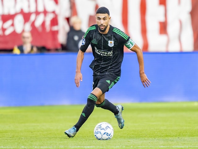 Younes Namli of PEC Zwolle on September 15, 2024