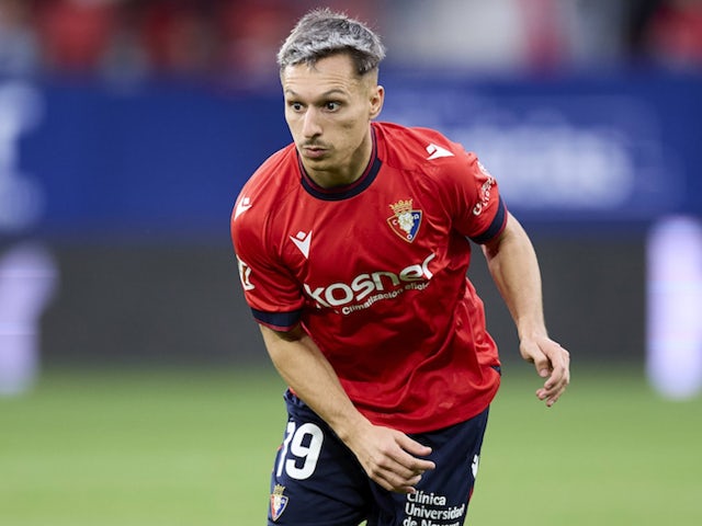 Osasuna's Bryan Zaragoza on September 21, 2024