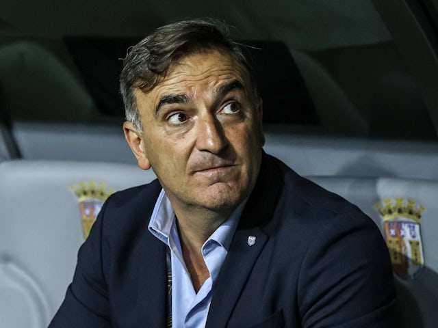 Braga-trener Carlos Carvalhal 26. september 2024