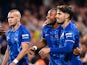 Chelsea's Christopher Nkunku and Pedro Neto celebrate on September 24, 2024