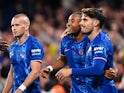 Chelsea's Christopher Nkunku and Pedro Neto celebrate on September 24, 2024