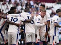 Chelsea celebrate a goal against West Ham United in September 2024.