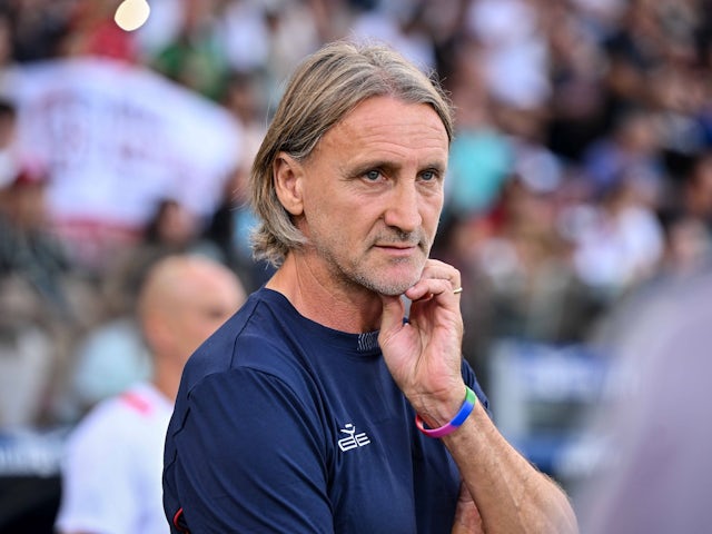 Cagliari manager Davide Nicola on September 24, 2024