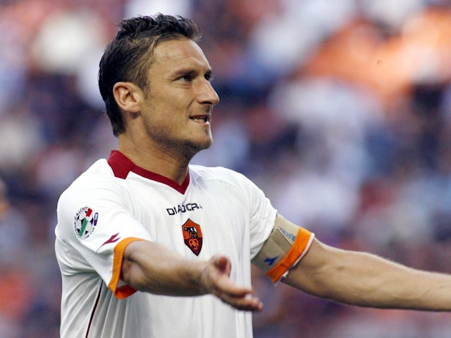 Francesco Totti in action for Roma in 2007