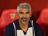 Coach Ismet Tasdemir of Bodrum FK during the Turkish Super League match between Goztepe and Bodrum FK at Gursel Aksel Stadium on August 31, 2024