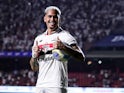 Luciano celebrates a goal for Sao Paulo on September 22, 2024