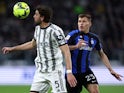 Juventus' Manuel Locatelli and Inter Milan's Nicolo Barella on April 4, 2024