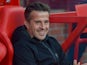 Fulham manager Marco Silva in the dugouts ahead his side's game against Nottingham Forest, on 28 September 2024