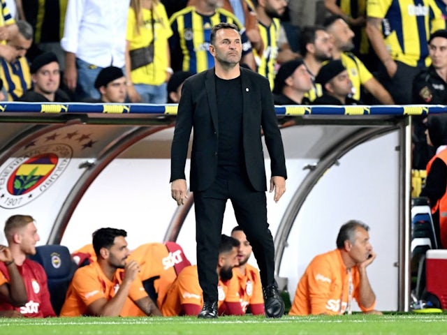 Galatasaray SK coach Okan Buruk during the Turkish Superlig match on September 21, 2024