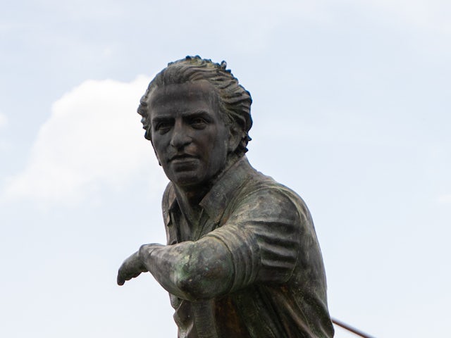 A statue of Turkish football legend Said Altinordu