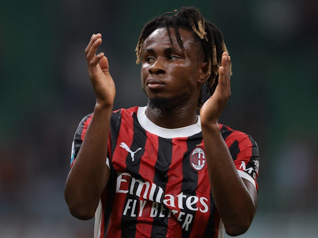 AC Milan winger Samuel Chukwueze in September 2024.