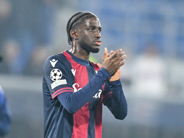 Bologna winger Samuel Iling-Junior in September 2024.