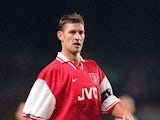 Tony Adams in action for Arsenal in 1997