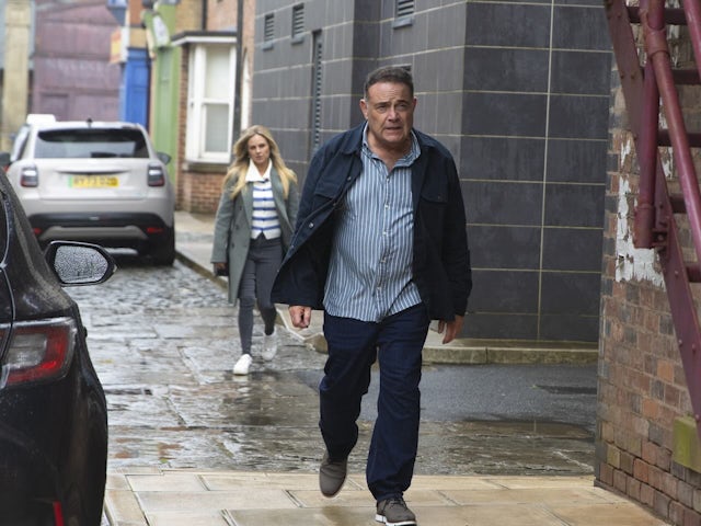 Sarah and Jesse on Coronation Street on October 18, 2024