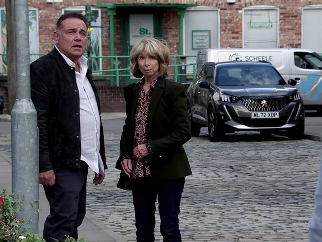 Jesse and Gail on Coronation Street on October 9, 2024