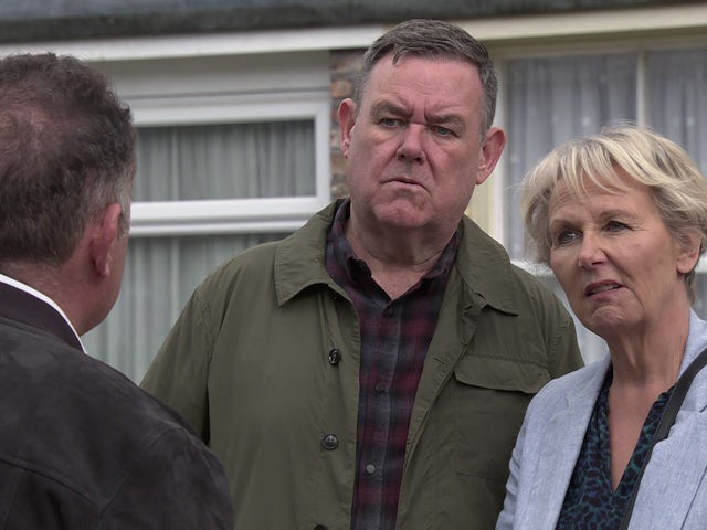 George and Eileen on Coronation Street on October 9, 2024