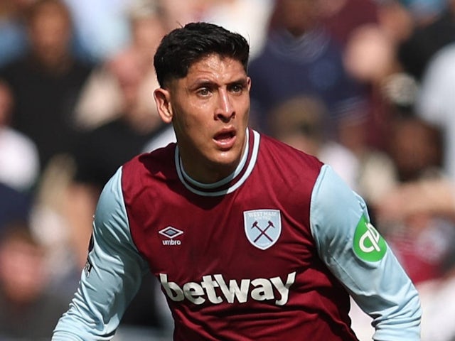 Edson Alvarez from West Ham United on September 21, 2024