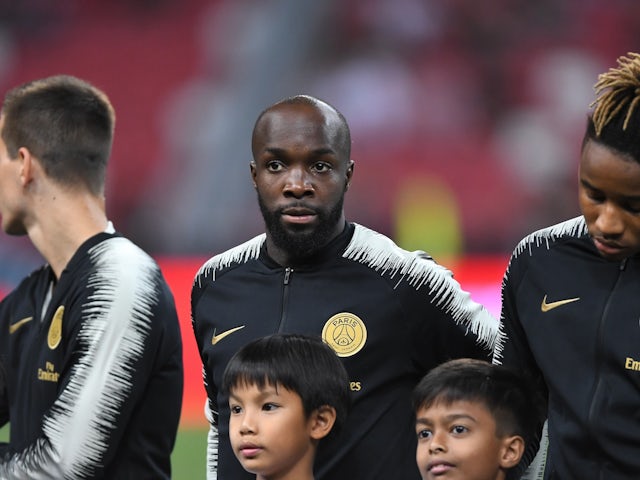 Lassana Diarra playing for Paris Saint-Germain in 2018