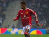 Manchester United's Marcus Rashford on October 3, 2024