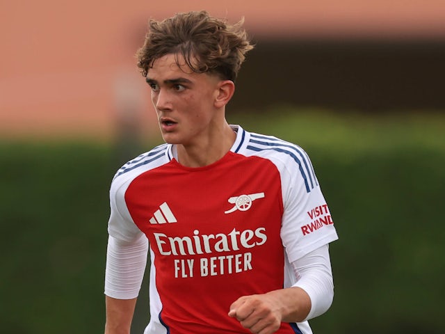 Max Dowman in action for Arsenal's Under-14s on September 19, 2024