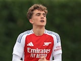 Max Dowman in action for Arsenal's Under-14s on September 19, 2024